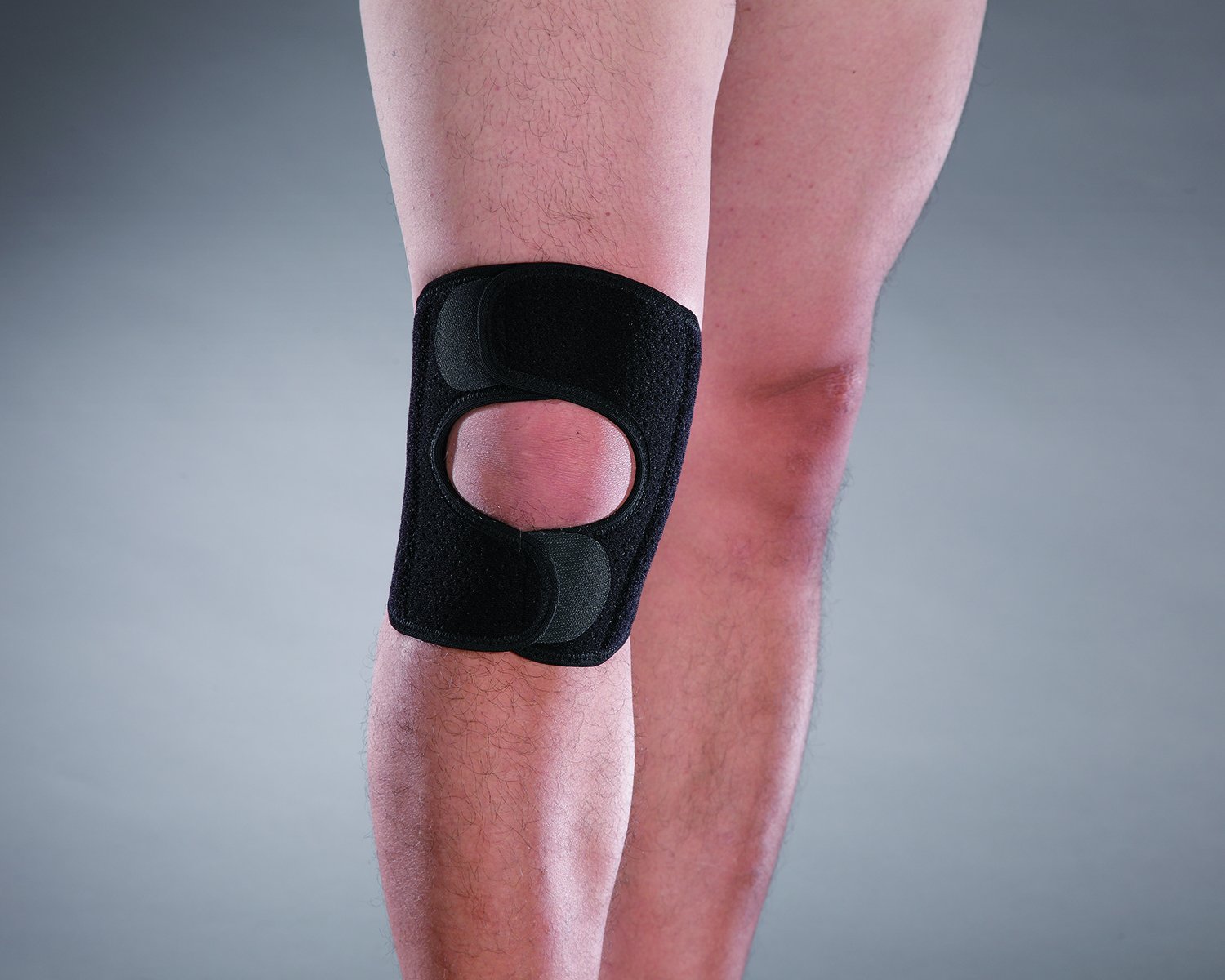 SDA DIRECT Solace Care Runners KNEE STRAP SUPPORT with SPIRAL STAYS – Neoprene Wrap Around Knee – Adjustable Compression Sleeve – Arthritis - Bursitis - Chondromalacia