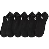 POLO RALPH LAUREN Women's Performance Cotton Low Cut Socks (6-Pack)