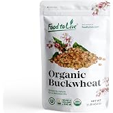 Food to Live Organic Buckwheat Groats, 1 Pound &ndash; Whole Grain Buckwheat Seeds by Food to Live. Hulled, Non-GMO, Kosher, Raw, Vegan, Sirtfood. Bulk Cereal Grain