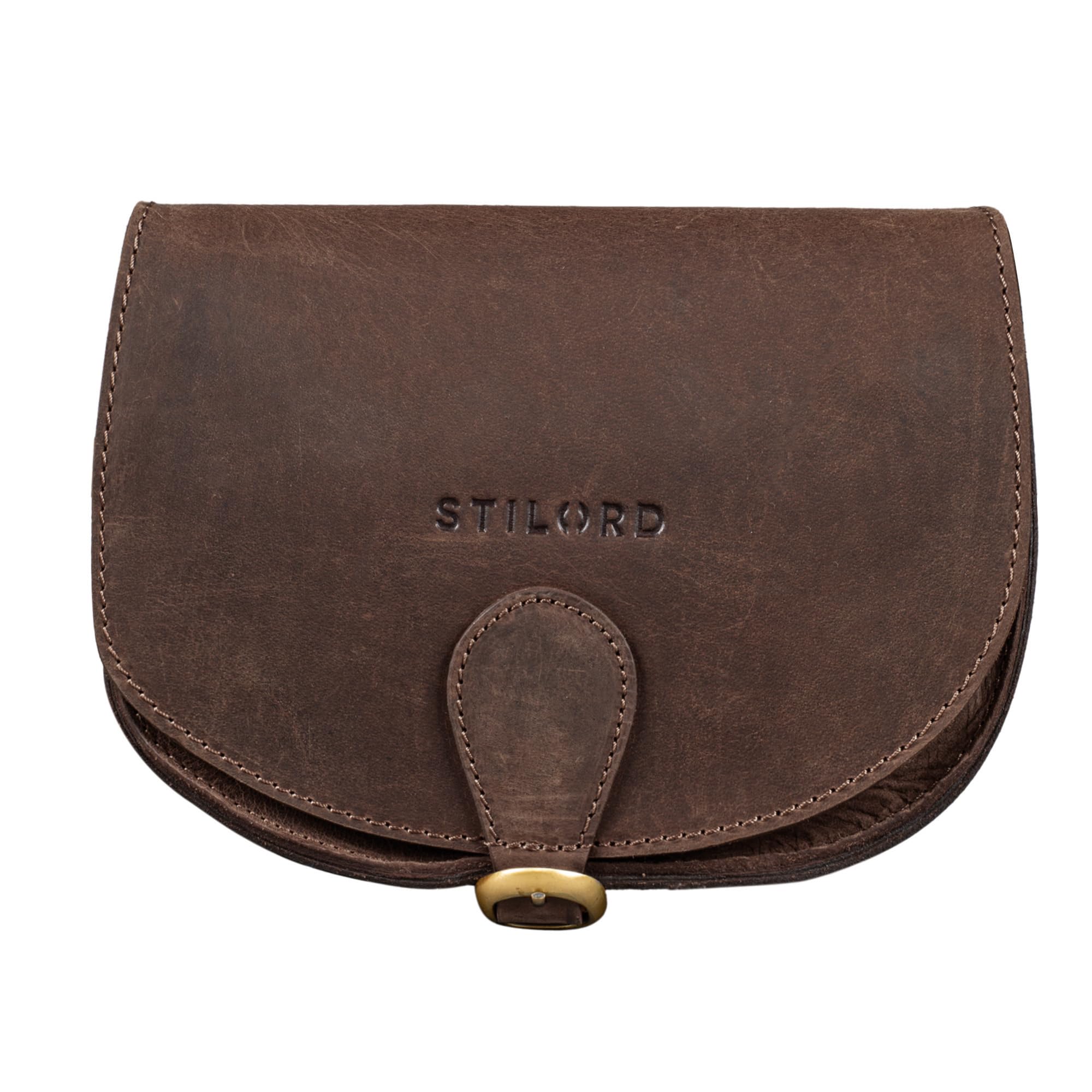 STILORD "Helena" Small Handbag Leather Ladies Brown Elegant Shoulder Bag Women Small Crossbody Bag Classic Vintage Tote Bag in Genuine Leahter Colour:Veleta - Brown โ image 1