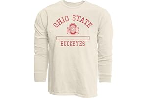 Blue 84 NCAA Officially Licensed Long Sleeve T-Shirt Ivory Dyed Ringspun