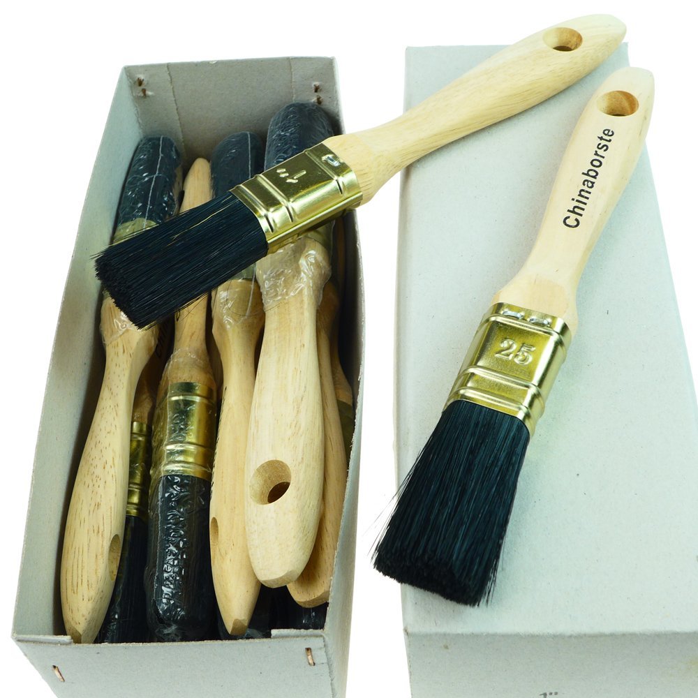 Rotix 9191 6 x flat brush, paint brush 12. Strength professional quality pack of 6.