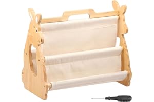Bookshelf and Toy Storage, Portable Safe 3 Tier Bookcase, Lightweight and Sturdy Montessori Book Shelves for Kids Room and Pl