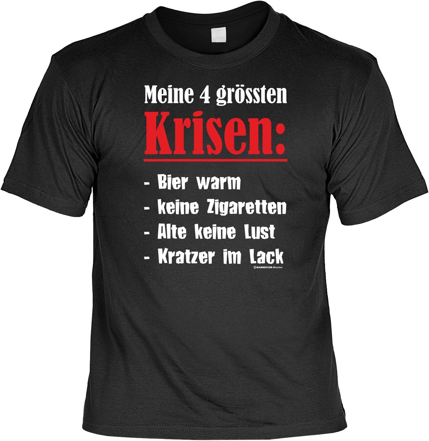 Lustiges Bier Sprüche Shirt Fun Shirt Party TShirt Meine 4