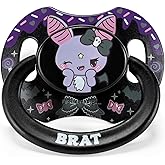 LittleForBig Bigshield Generation-II Printed Pacifier Suitable for Adults Brat Bella Pattern Black