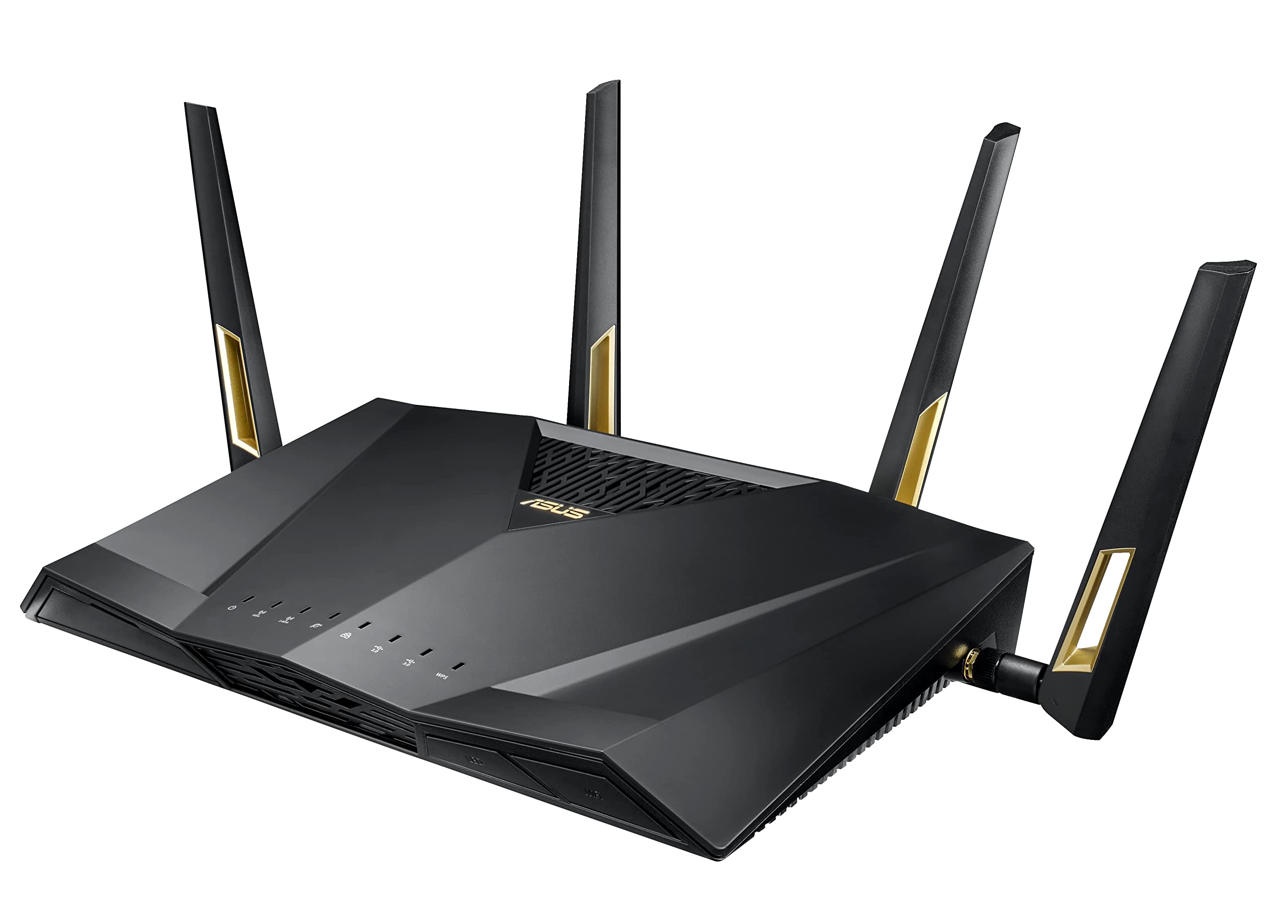 ASUS RT-AX88U Pro WLAN Gaming Router (AX6000 WiFi 6 Standard, MU-MIMO, OFDMA, AiProtection, Gaming Engine, Adaptive QoS, 8x Gigabit, USB 3.1)