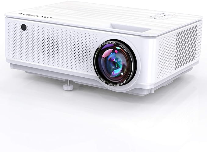 Native 1080P Projector,NICPOW 7200L Full HD Video Projector