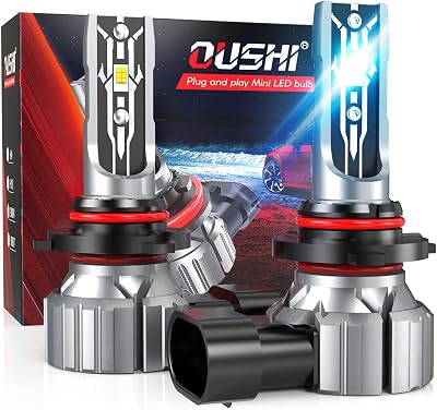 Ampoule H10 LED 55W, Canbus 9005 9006 9145 9140 LED Kit De Conversion D'Antibrouillard De Voiture, IP65 Étanche 12000 LM Antibrouillard Ampoules, 6000K Xenon Blanc (2Pcs)