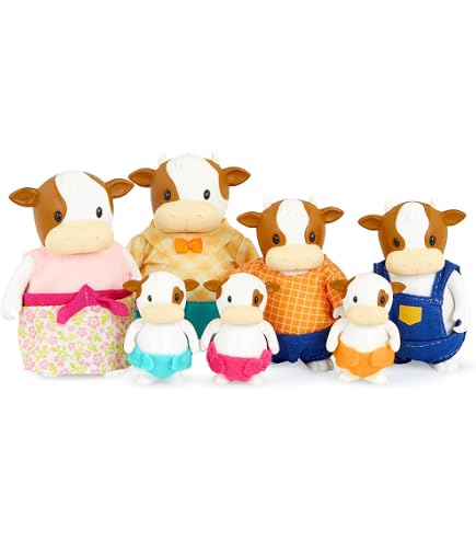 Battat Li'l Woodzeez - Santénuggle Bear Family - Figurines animales - Jouet Ours - Figurines de Collection - Famille d'ours - 3 Ans et