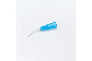 FLYDENT Dental Pre Bent Flow Dispensing Tips Blue 100/PK