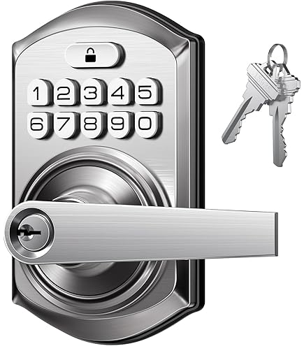 Generic Commax CDL-200L Smart Door Lock with RF Key Tag, Keypad