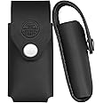 American Bench Craft Leather Multitool Sheath fits Leatherman Wingman, Sidekick, Reber, Rev, Fuse | Riveted Leatherman Case for Belt | Premium Full Grain Leather Sheath/Holster with Brass Snap - Black