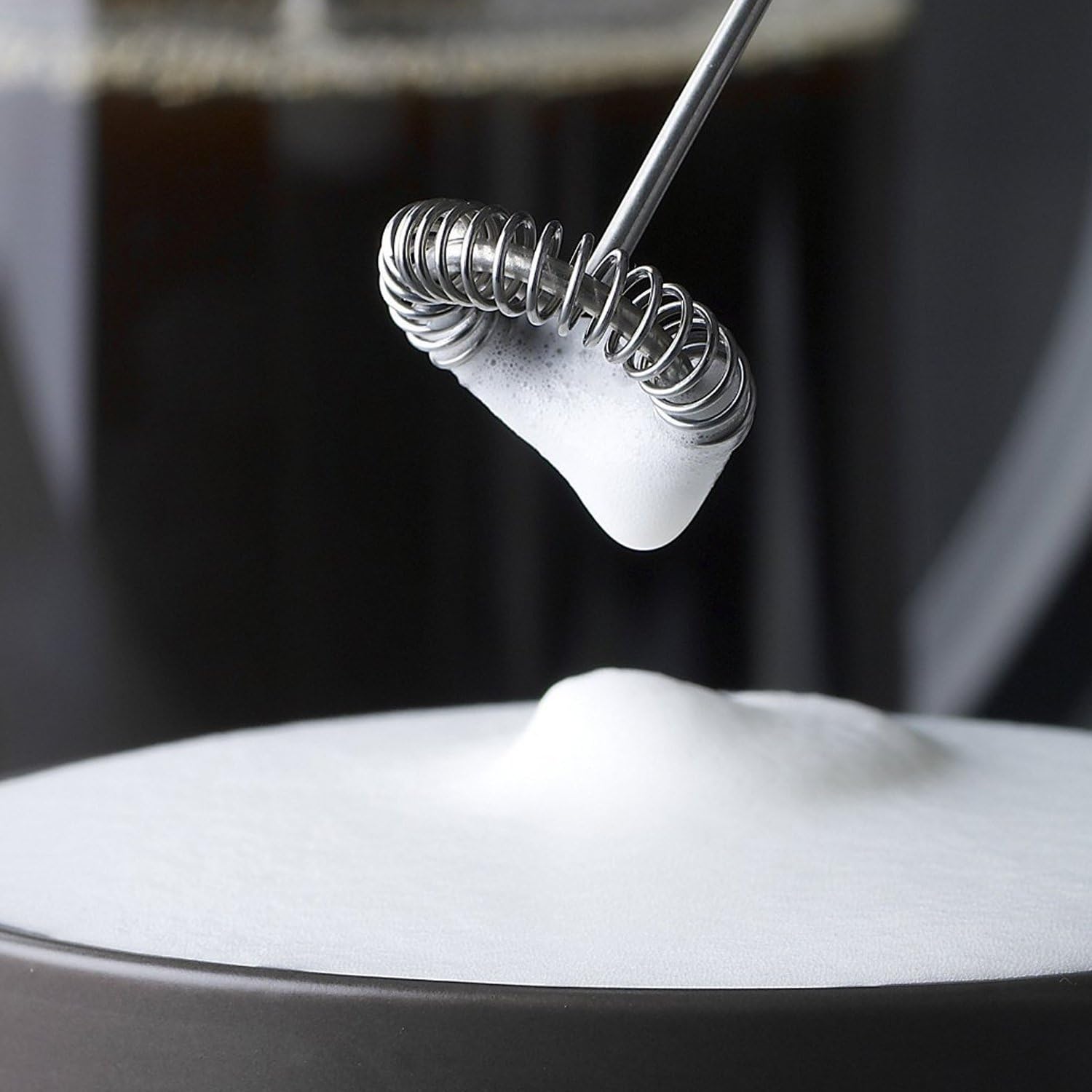 Mackur Milk Frother Spiral Whisk Coffee Milk Drink Hand Mixer Egg