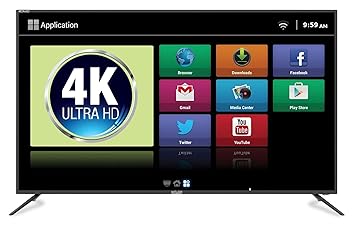 Mitashi 164 cm (64.5 Inches) 4K UHD LED Smart TV MiDE065v22 4KS |With Free Air Mouse (Black) (2016 model)