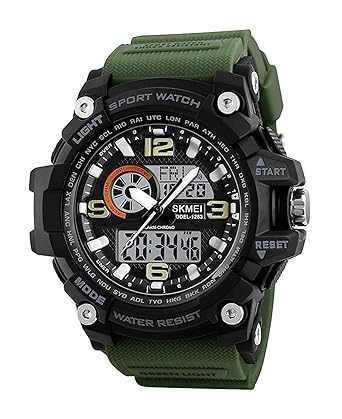 green sport watch