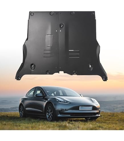 Heavy Duty Steel Skid Plate For Tesla Model 3 & Model Y - Under Engine Guard Protection 2017-2024
