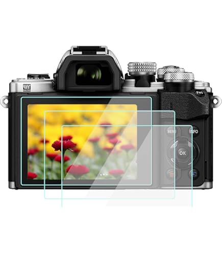 atFoliX Verre film protecteur pour Olympus E-400 9H Hybride-Verre