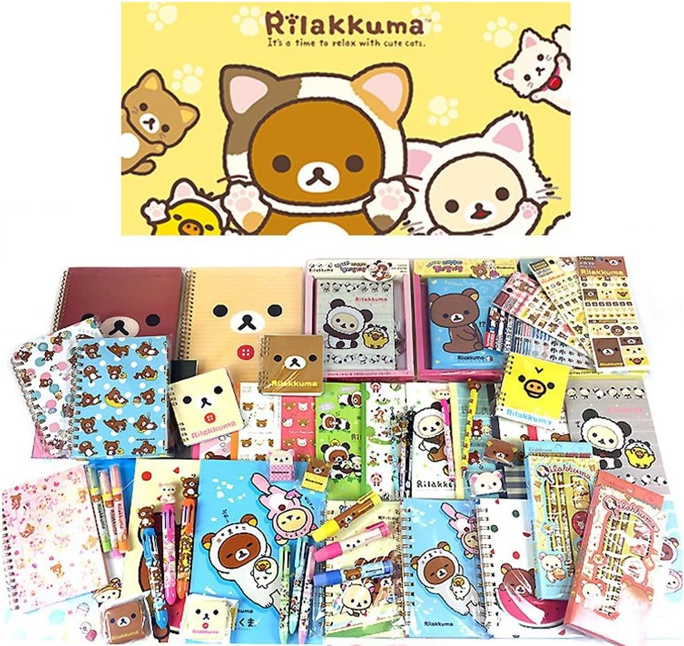 Sanx Rilakkuma Assorted School Supply Pen Pencil Note Stationary Gift