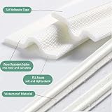 WanderGo Window Draft Excluder T Shape 236 Inch White Self-Adhesive view 2