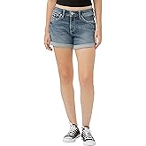 Silver Jeans Co. Womens Boyfriend Mid Rise Short