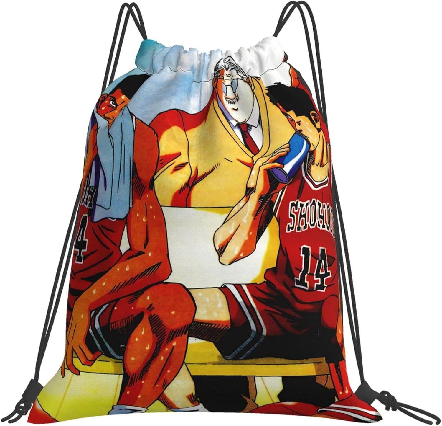 SlamDunk Drawstring Backpack Bags String Backpack Bulk Tote Sack Cinch