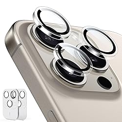 ESR 2 Pack Camera Lens Protector for iPhone 15 Pro