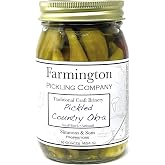Pickled Country Okra - 16 Ounce Jar
