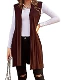 Beyove Long Cardigan Vest for Women Casual Loose