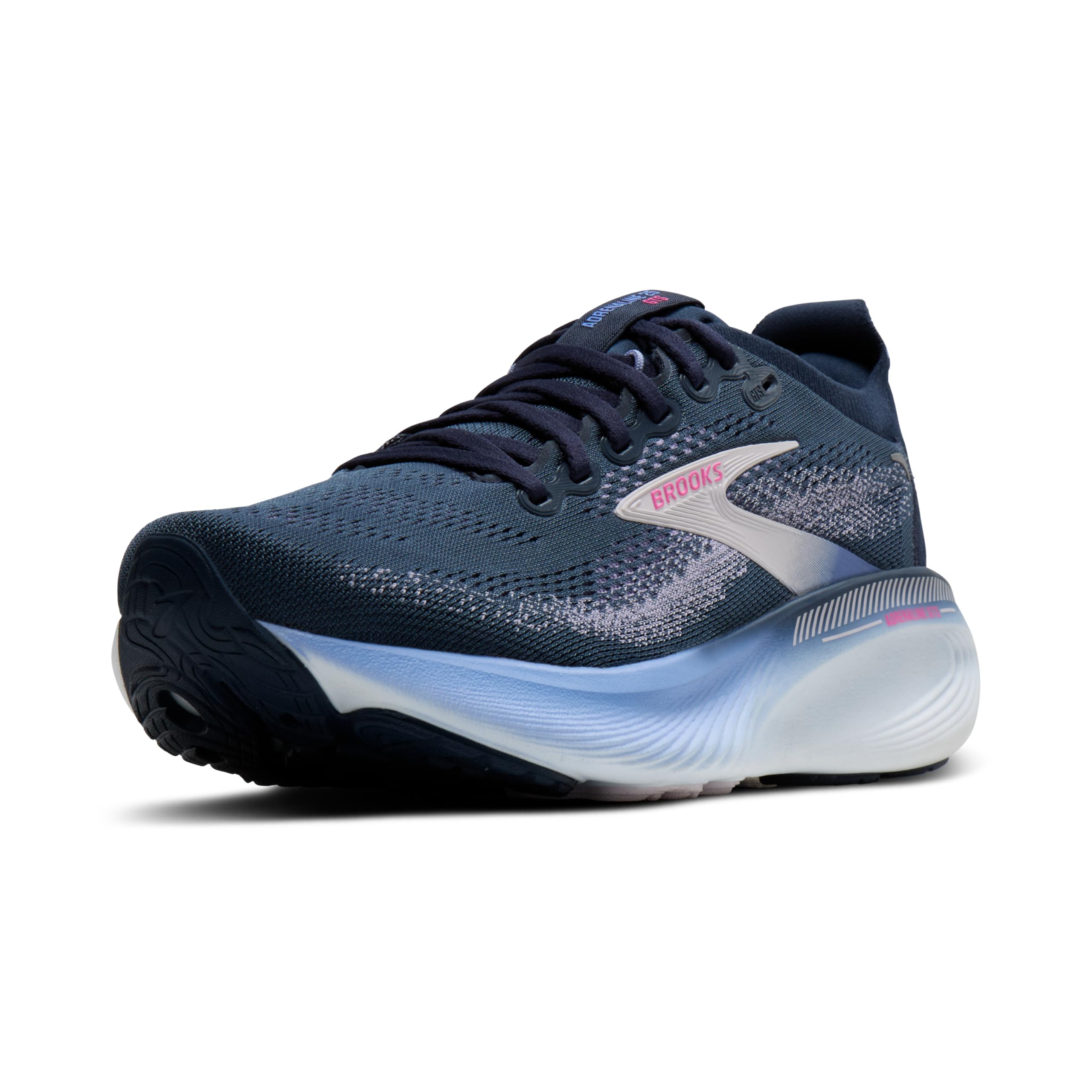 Brooks Women’s Adrenaline GTS 25 Supportive Running & Walking Shoe - Spellbound/Blazing Bell/Pink - 13 Medium Image