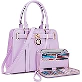 Handbags Sets For Women Shoulder Bags Top Handle Work Satchel Tote Purses Set With Matching Wallet 2pcs