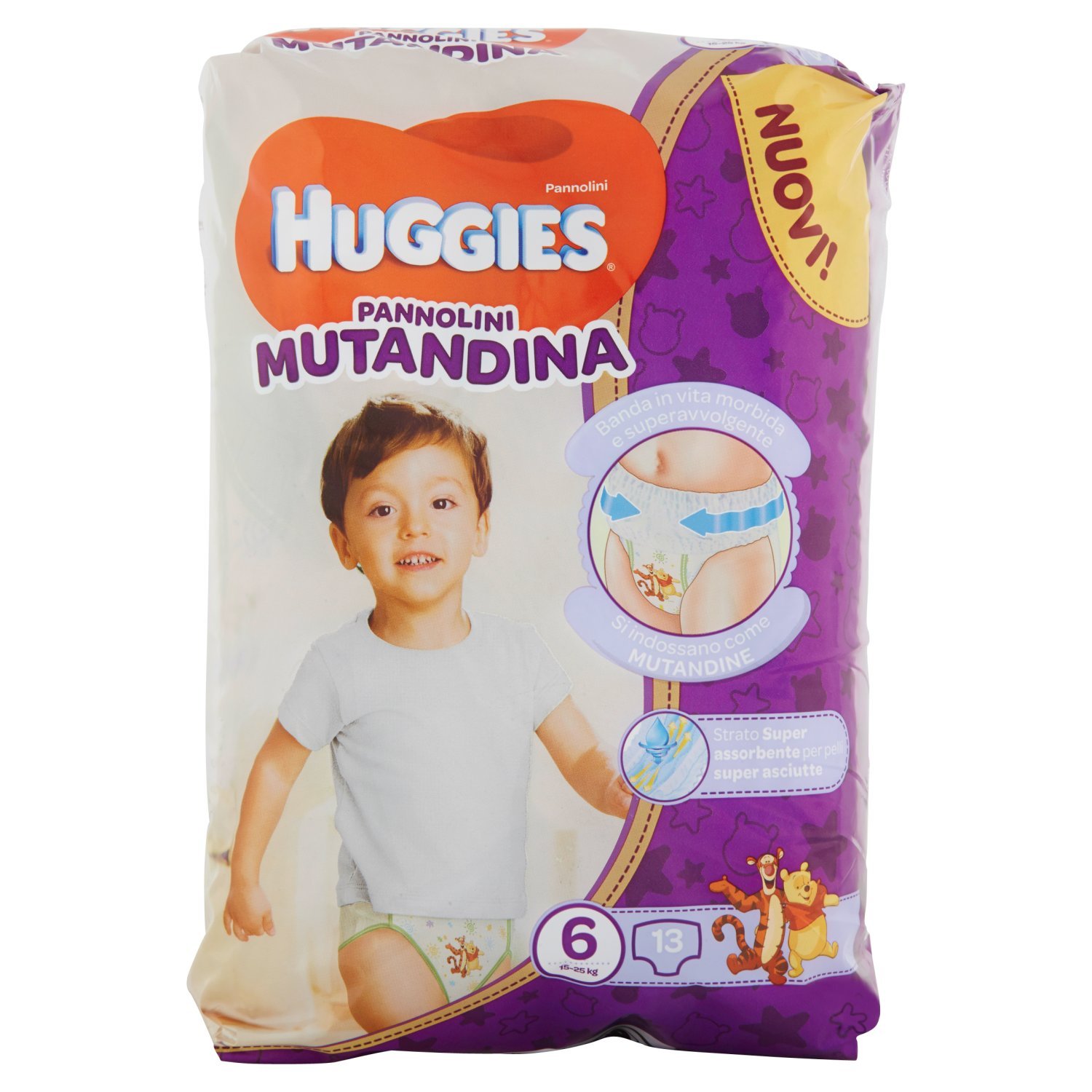 Huggies Pannolini Mutandina – Nappies (Boy/Girl, Disposable Nappies, 15 kg, 25 kg, Multicolour, 13 Pieces)