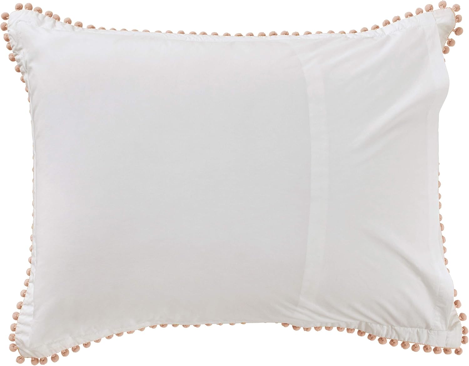  Brand – Rivet Pom-Pom Duvet Comforter Cover Set, Full / Queen, 90" x 90", Blush: Home & Kitchen