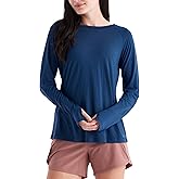 Free Fly Women's Lightweight Long Sleeve II - UPF 20+ Sun Protection Bamboo Viscose Ultra Soft Womens Shirts
