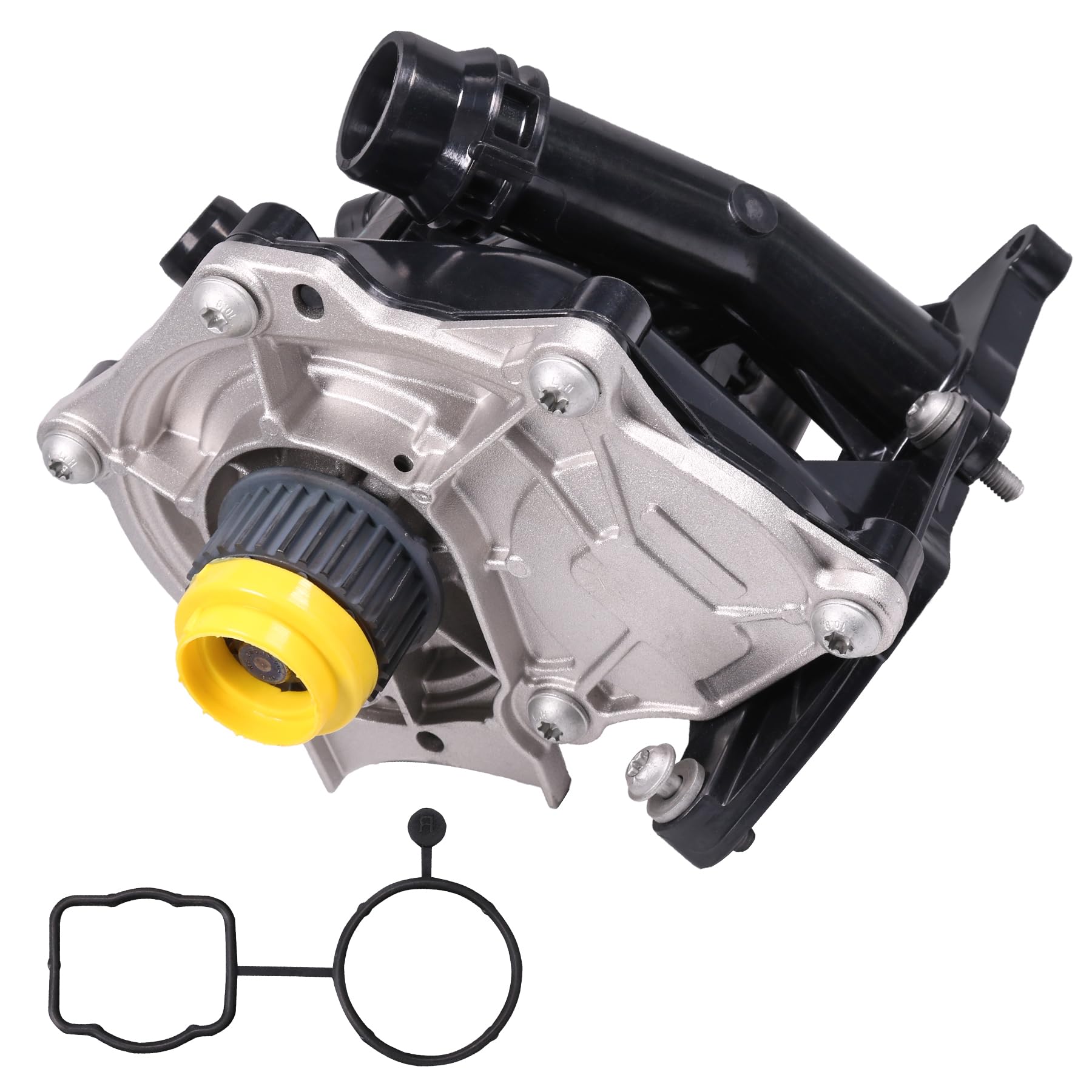 Photo 1 of Thermostat Water Pump 06K121111P Replacement For VW Volkswagen Beetle Jetta Passat L4 1.8L 2.0L 2013-2017 Replace 06K121011B, 06K121011C, 06K121111H, 06K121111M, 06K121111N Engine Water Pump Assembly