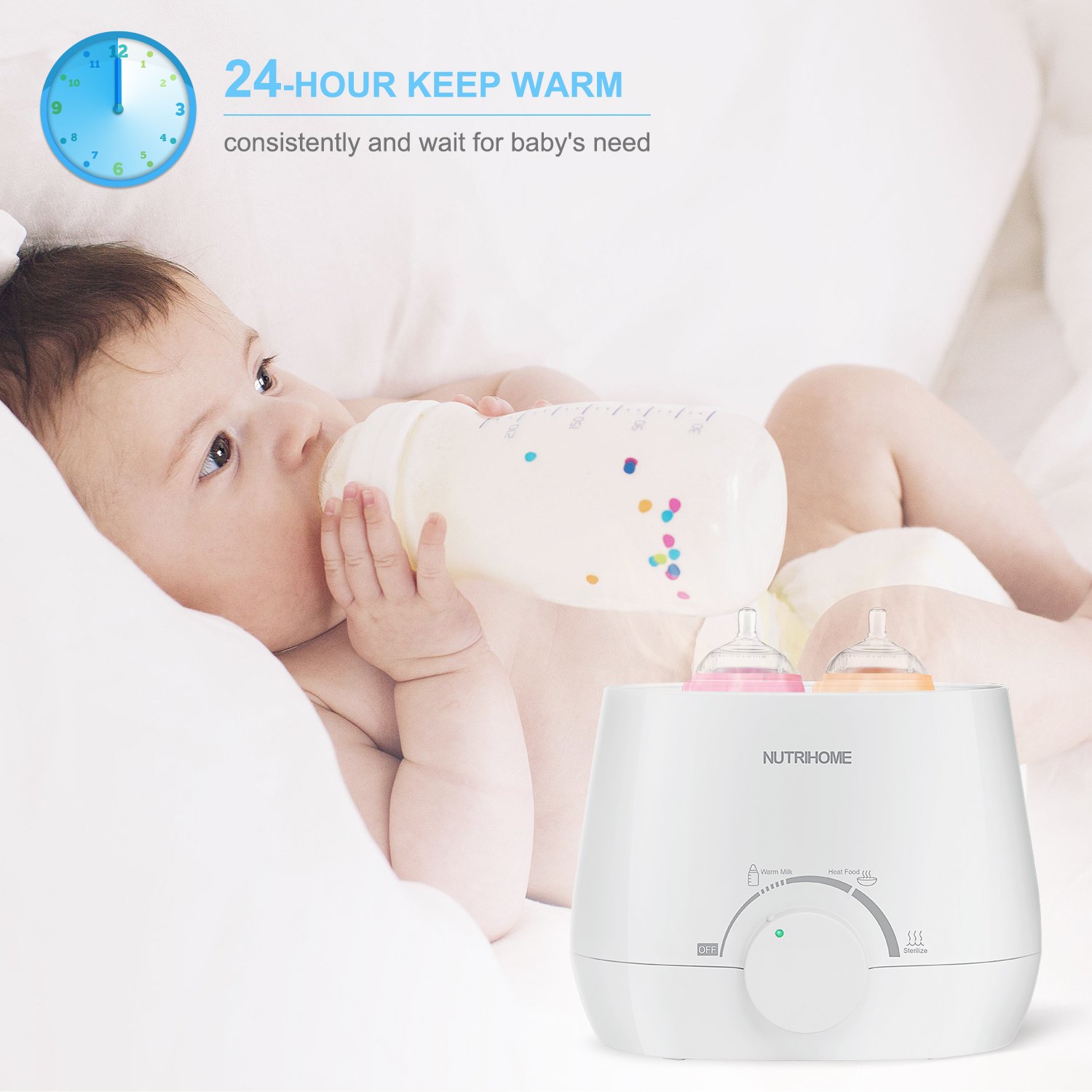 nutrihome bottle warmer sterilizer
