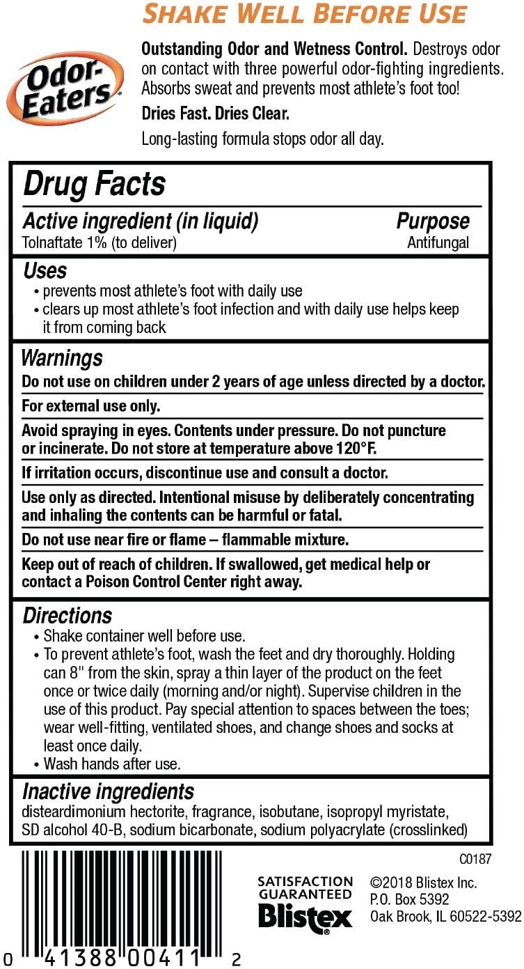 Odor-Eaters Foot Spray Powder 4 Oz: Health & Personal Care