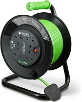 Desiretech 4 Socket Extension Lead 25m Heavy Duty 13A Cable Reel