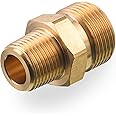 M MINGLE M22 Pressure Washer Fitting, 3/8 Inch NPT Male to M22 14mm Male adapter, 4500 PSI