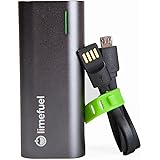 USB External Battery Pack UPGRADED Aluminum 6000mAh 5V/2.1A (Limefuel Blast L60X) USB Charger for iPad, iPad Mini, iPhone 6, 6+, 5S, 5C, 5, 4S, Galaxy S6, S6 Edge, S5, S4, S3, Note 4, 3, 2, Nexus 4, 5, 6, 7, 9, 10, HTC One M9, One M8, M7 Motorola Droid, LG G2, G3, MOTO X (2014), X, G, E