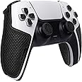 TALONGAMES PS5 Controller Grip Compatible with PlayStation 5 DualSense, PS5 Controller Accessories, Anti-Skid, Sweat-Absorbent, Pre-Cut, Easy to Install (Ultra Version, Black)