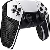 TALONGAMES PS5 Controller Grip Compatible with PlayStation 5 DualSense, PS5 Controller Accessories, Anti-Skid, Sweat-Absorbent, Pre-Cut, Easy to Install (Ultra Version, Black)