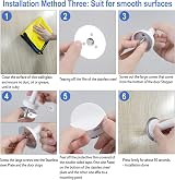 Northern Brothers 6 Pack Door Stop, Wall Mounted White Noise Dampening Rubber view 7