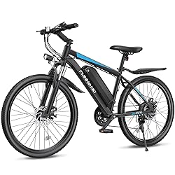 Funhang Electric Bike for Adults, 26'' 1000W Peak