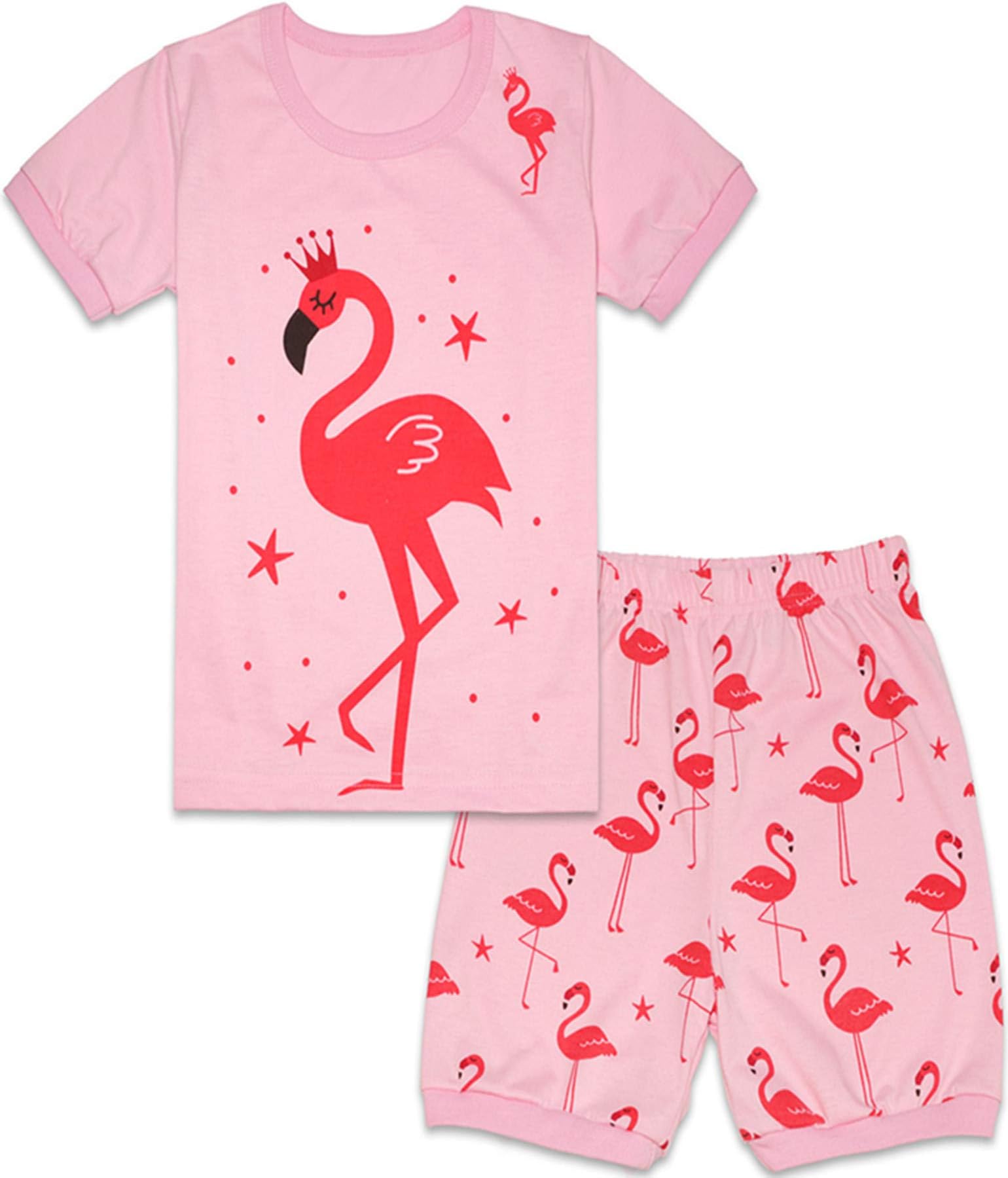 1-12 Years Girls Pajamas Children Clothes Set 100% Cotton Little Kids Pjs Sleepwear