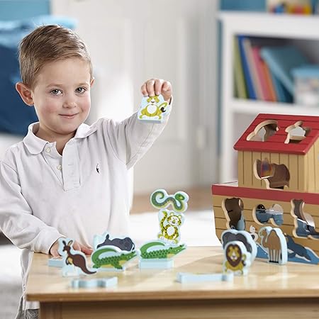 melissa and doug noah's ark shape sorter