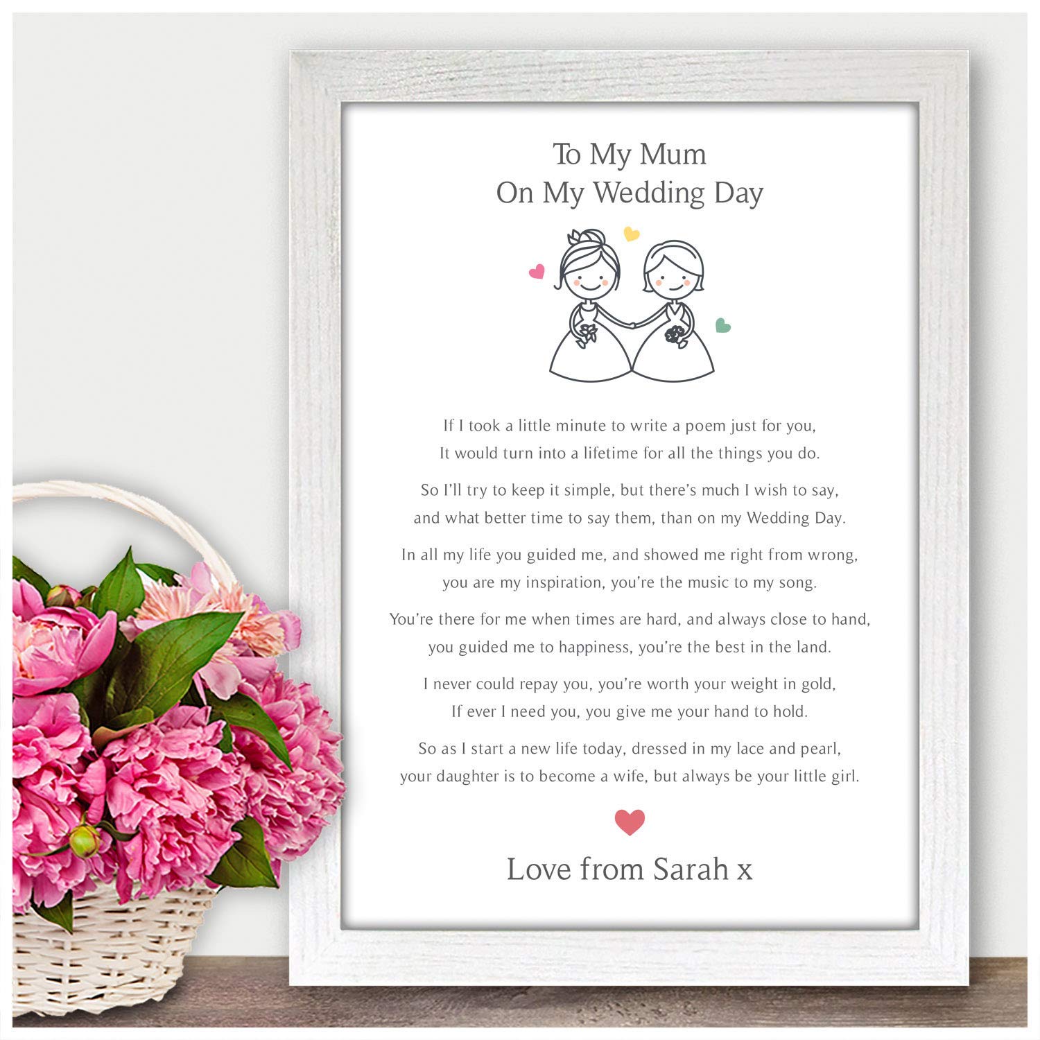 gift for mum on wedding day