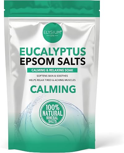 ELYSIUM SPA Eucalyptus Epsom Salts 1kg Magnesium Sulphate with Parfum