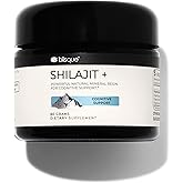 Blisque - Pure Himalayan Organic Shilajit Resin Supplement | for Cognitive Support | with Organic Bacopa and Gotu Kola | Authentic and Natural | 60 Grams