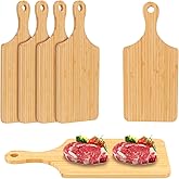 HAKZEON 6 Pack 11x5 Inch Cutting Board Bulk, Wood Chopping Board Blank, Small Bamboo Laser Engraving Charcuterie Serving Boards, Bamboo Wooden Chopping Boards for Kitchen, Wedding Present