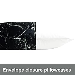 NTBAY 2 Pack Satin Standard Pillowcases for Hair